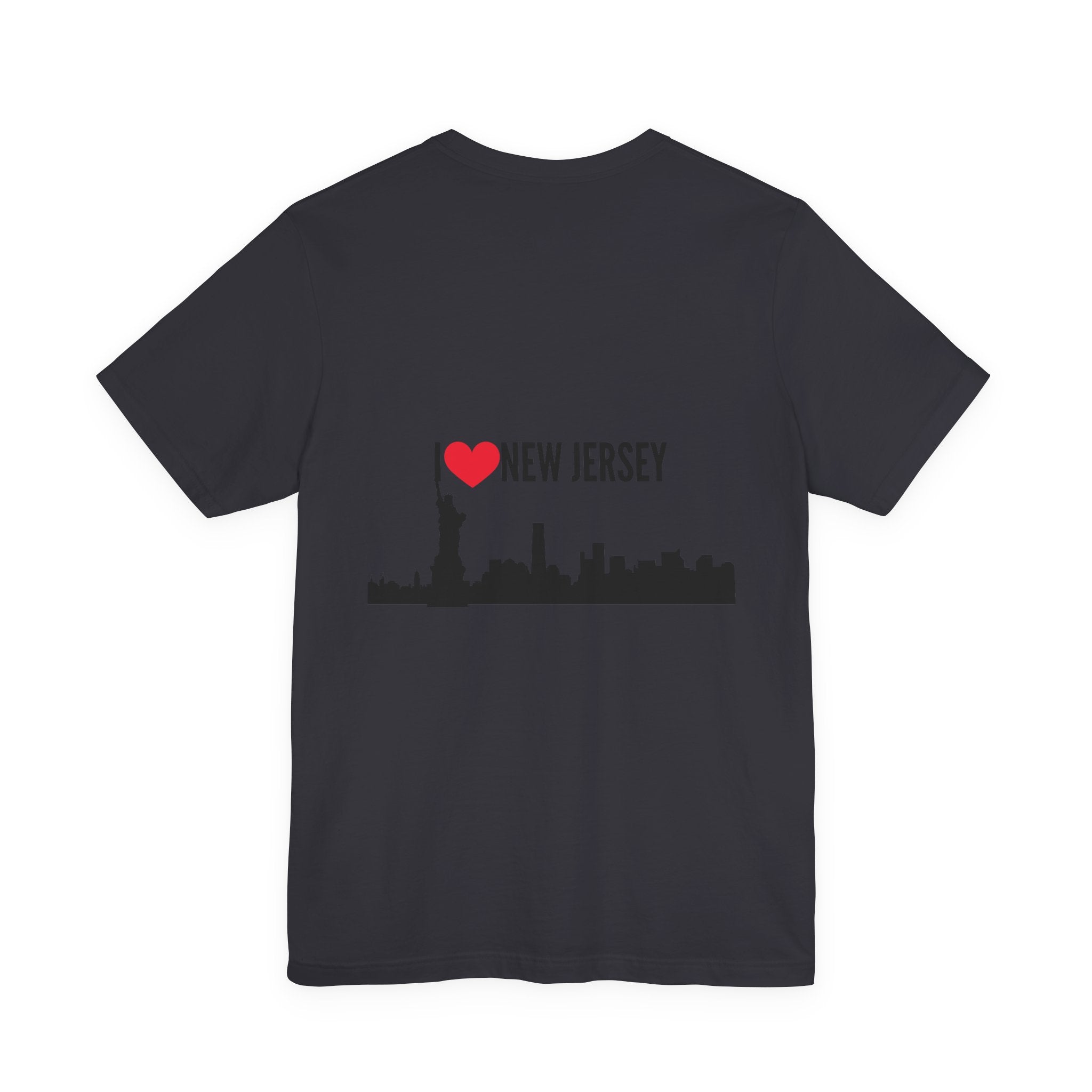 I Love New Jersey Tee - Casual T-Shirt for NJ Lovers, Perfect for Gifts, Travel, Festivals, Everyday Wear and Souvenirs