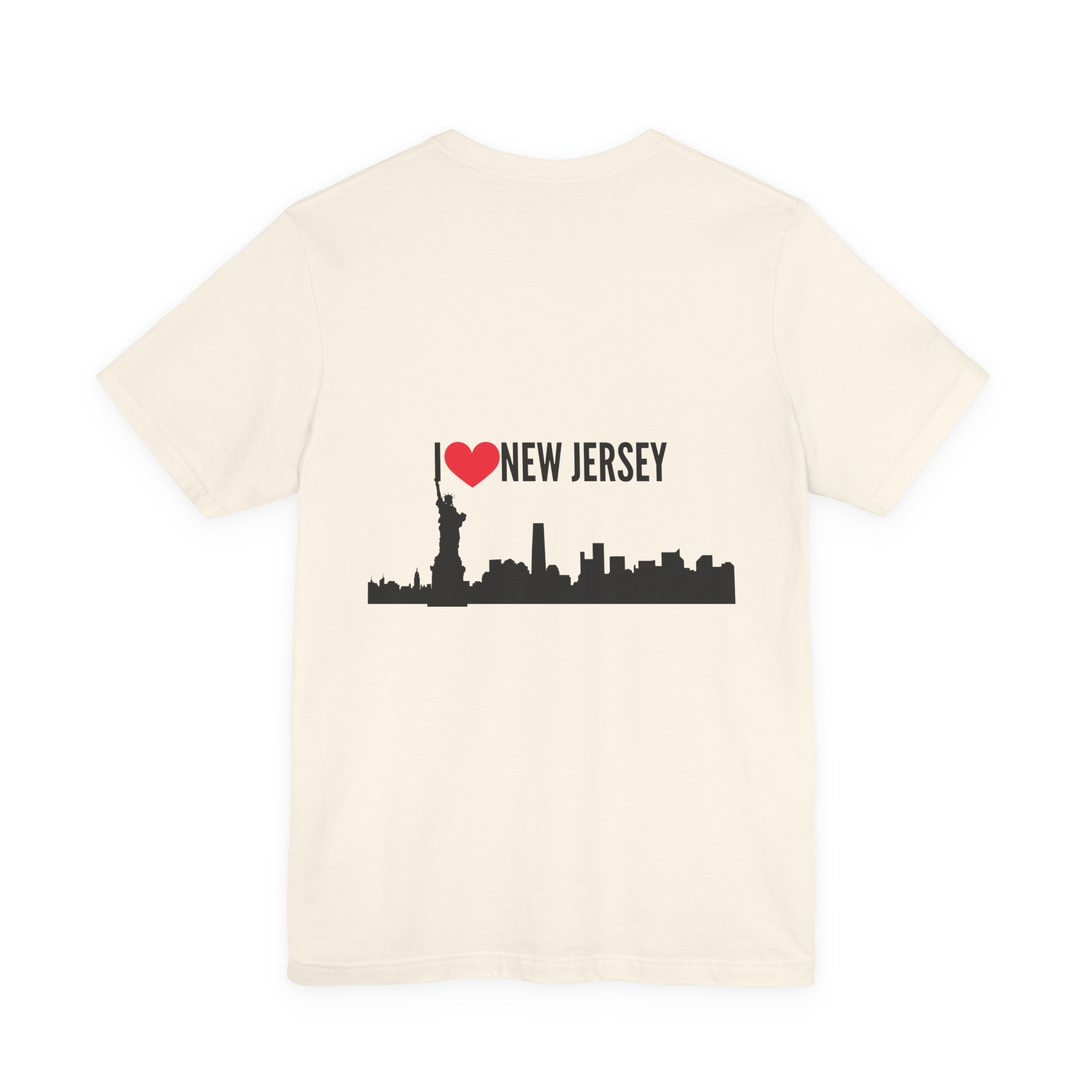 I Love New Jersey Tee - Casual T-Shirt for NJ Lovers, Perfect for Gifts, Travel, Festivals, Everyday Wear and Souvenirs